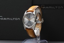 [Quase em perfeito estado com caixa] HAMILTON Jazzmaster H424151 relógio masculino automático mostrador prateado comprar usado  Enviando para Brazil