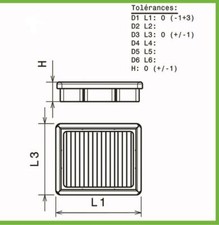 Filtre air green d'occasion  Berck