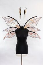 Fantasia de asas de fada rosa cosplay elfo borboleta floresta iridescente Halloween comprar usado  Enviando para Brazil