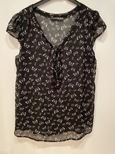 Bluse kurzarm schwarz gebraucht kaufen  Jena