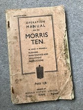 Morris ten cylinder for sale  SWANSEA