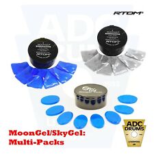 Controle de tom de bateria: RTOM MoonGel/SkyGel (almofadas amortecedoras de bateria Blue & Clear Moon), usado comprar usado  Enviando para Brazil
