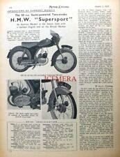 H.m.w. supersport 50cc for sale  SIDCUP