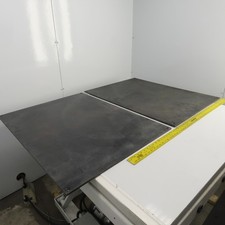 Lote de 2 folhas de PVC pretas/salpicadas 39-1/2" L x 29-1/2" L x 3/8" grossas, usado comprar usado  Enviando para Brazil