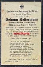 Sterbebild wwii schütze gebraucht kaufen  Gottmadingen
