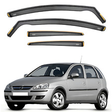 Defletores de vento para Vauxhall Corsa C 5 portas Hatchback 2000-06 4 peças viseira colorida comprar usado  Enviando para Brazil
