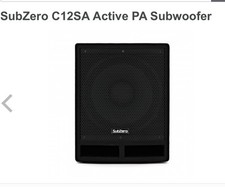 Subzero c12sa active for sale  MACCLESFIELD