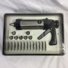 Avanti Cookie Press + Conjunto de Pistola de Gelo em Estojo Plástico (T22) CP#8683 comprar usado  Enviando para Brazil