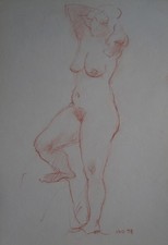 Dessin sanguine etude d'occasion  Schiltigheim