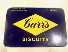 Carr tin boxes for sale  PORTSMOUTH