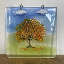 Fused glass tile for sale  LEEK