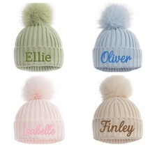 Personalised baby beanie for sale  LOUGHBOROUGH