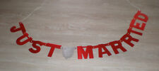Girlande just married gebraucht kaufen Girlande just married gebraucht kaufen  Espenau