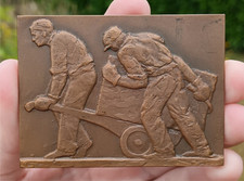 Médaille plaque bronze d'occasion  Loudéac