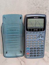 Calculadora científica gráfica azul HP 49G com tampa azul clara - Funciona comprar usado  Enviando para Brazil