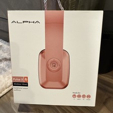 Usado, Fones de ouvido ALPHA Pulse X sem fio/com fio feitos para TV tablet PC telefone rosa novo comprar usado  Enviando para Brazil