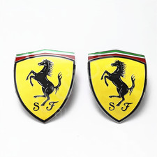 Emblema Fender Shield para Ferrari 430 458 488 599 812 California Roma conjunto comprar usado Emblema Fender Shield para Ferrari 430 458 488 599 812 California Roma conjunto comprar usado  Enviando para Brazil