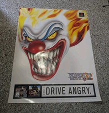Pôster promocional Twisted Metal 2/2 Xtreme dupla face muito raro PS1 22x28 polegadas comprar usado Pôster promocional Twisted Metal 2/2 Xtreme dupla face muito raro PS1 22x28 polegadas comprar usado  Enviando para Brazil
