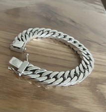 Armband panzerkette silber gebraucht kaufen  Hamburg