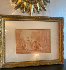 Lithographie sanguine velin d'occasion  France