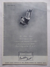 9/1951 PUB MARTIN BAKER FULLY AUTOMATIC EJECTION SEAT RAF ROYAL NAVY ORIGINAL AD comprar usado  Enviando para Brazil