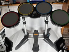 Usado, Guitar Hero World Tour Xbox 360 kit de bateria conjunto testado pedal limpo comprar usado  Enviando para Brazil