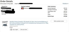 Trampolin sportplus fitness gebraucht kaufen  Berlin