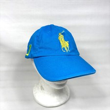 Boné Polo Ralph Lauren Fragrância Azul com Amarelo Big Pony Strapback Feminino SO comprar usado  Enviando para Brazil