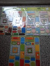 Chipboard style stickers for sale  AYLESFORD