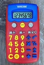 Calculadora Child World brinquedo infantil vermelho FUNÇÕES TESTADAS comprar usado  Enviando para Brazil