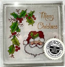 NOVO 1990s MCG Textiles Feliz Natal Ponto Cruz Contado Kit Placa Quente 14951 comprar usado  Enviando para Brazil