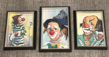 Clown portraits oil for sale  Jasper