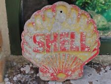 Shell aluminium sign for sale  UK