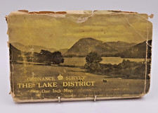 Vintage cloth map for sale  TUNBRIDGE WELLS