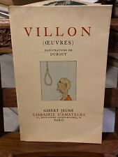 œuvres villon ill. d'occasion  Margny-lès-Compiègne