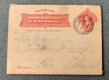 Usado, Brazil 1911 - used postal stationery lettercard to Sao Paulo comprar usado  Enviando para Brazil