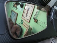 TEX Viewmaster cabeça de espelho retrovisor cromada, lente plana, NOS para carros britânicos, usado comprar usado  Enviando para Brazil