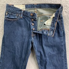 Jeans masculino ABERCROMBIE AND FITCH 34x30 medido botão Baxter etiqueta mosca: 32x30 comprar usado  Enviando para Brazil