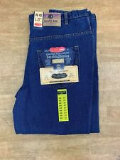 Usado, Jeans masculino básico trabalho casual resistente perna reta ajuste regular jeans toda cintura comprar usado  Enviando para Brazil