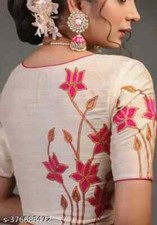 Blusa feminina indiana bordada de algodão Pichwai Saree pronta sari choli/top, usado comprar usado  Enviando para Brazil