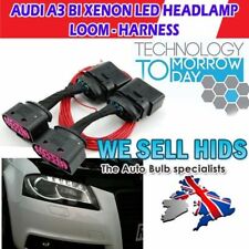 2x Audi A3 adaptador de chicote de fios de farol dianteiro halogênio para retrofit de LED bi-xenônio comprar usado  Enviando para Brazil