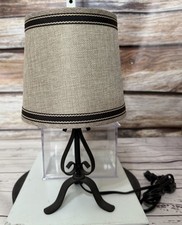 Abajur/sombra de ferro forjado creme preto primitivo 13,5” escritório den quarto comprar usado Abajur/sombra de ferro forjado creme preto primitivo 13,5” escritório den quarto comprar usado  Enviando para Brazil