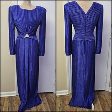 Vestido Vintage George F. Couture Feminino 8 Acoridan Plissado Longo Bainha de Alface Gala, usado comprar usado Vestido Vintage George F. Couture Feminino 8 Acoridan Plissado Longo Bainha de Alface Gala, usado comprar usado  Enviando para Brazil