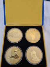 Teiliges goldfarbenes set gebraucht kaufen  Berlin