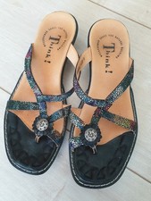 Think pantoletten multicolor gebraucht kaufen  Hildesheim