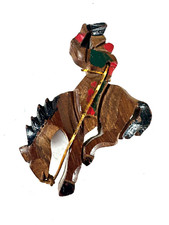 cowboy horse carving for sale  Kansas City