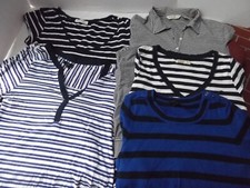 Lote 5 camisas listradas M Limited Gap Bauer Hollister náuticas comprimento maior ESTADO PERFEITO comprar usado  Enviando para Brazil