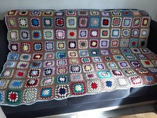 Plaid vintage crochet d'occasion  Commercy