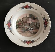 Assiette creuse faience d'occasion  Gerbéviller