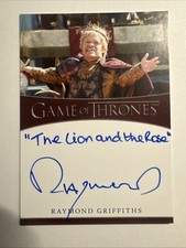 Juego de Tronos 2024 Leyendas del Reino Raymond Griffiths Auto King Joffrey segunda mano  Embacar hacia Mexico